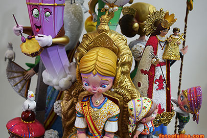 child ninot Barrio Beteró 2022