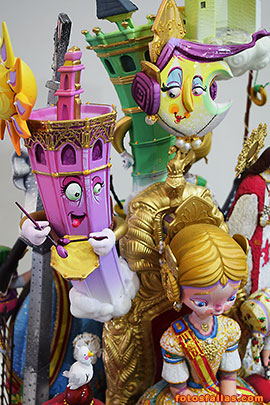 child ninot Barrio Beteró 2022