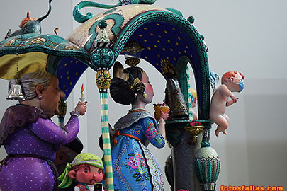 child ninot Convento Jerusalén 2022