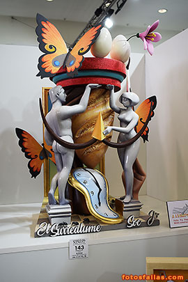child ninot  Plaza de la Reina 2022