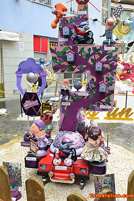 child falla Alta-Santo Tomás 2025
