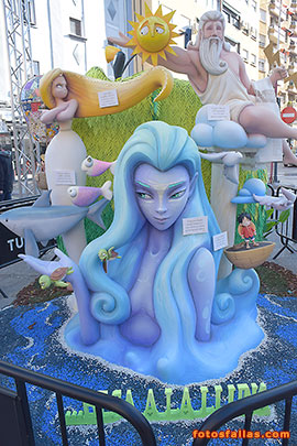 falla infantil Mercado Monteolivete 2026